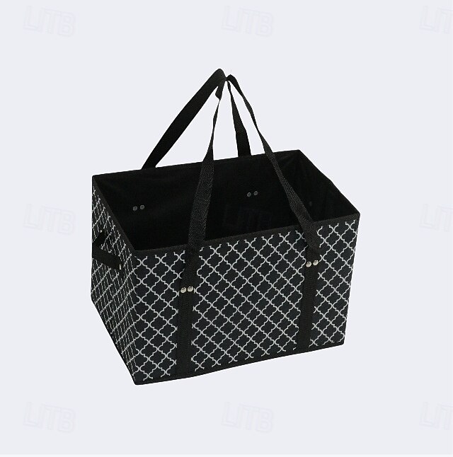 Reusable Grocery Bags Foldable Picnic Basket, Portable Travel Storage Tote, Non-Woven Fabric Handheld Shopping Basket, Collapsible Fruit and Vegetable Organizer Bin for Outdoor Camping 2025 - $17.49 –P5