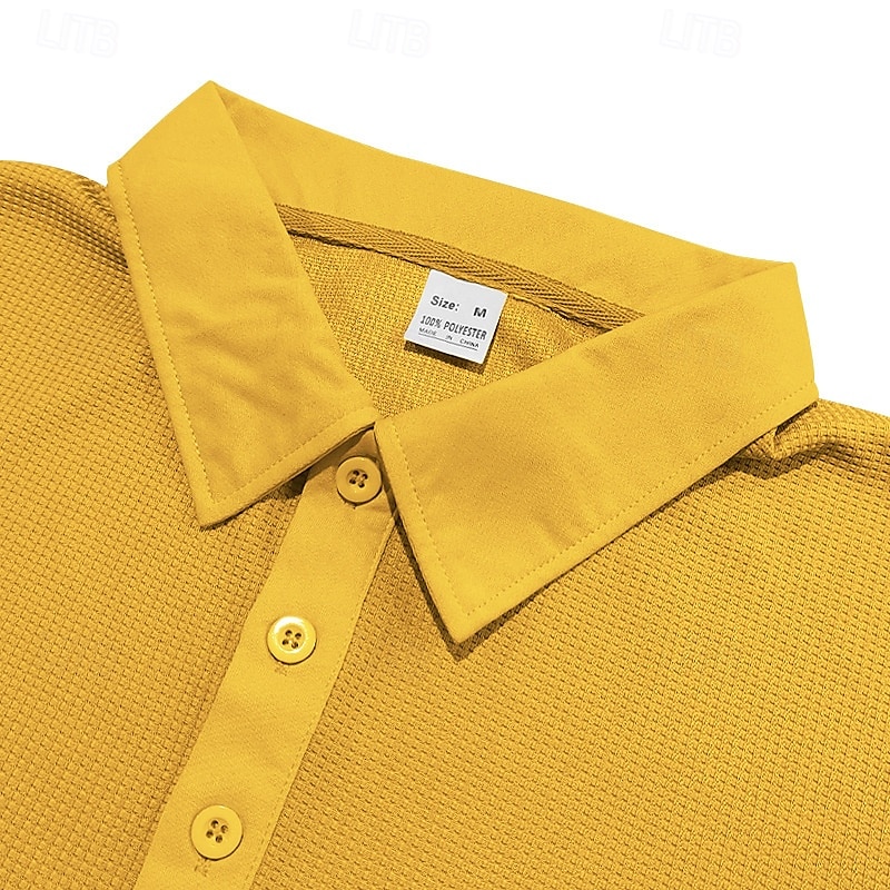 Per uomo Polo Maglia da golf All'aperto Abbigliamento quotidiano Bavero Manica Corta Moda Hawaiano Albero di Cocco Stampato Estate Vestibilità regolare Nero Bianco Giallo Vino Azzurro cielo Grigio del 2025 a $20.99 –P9