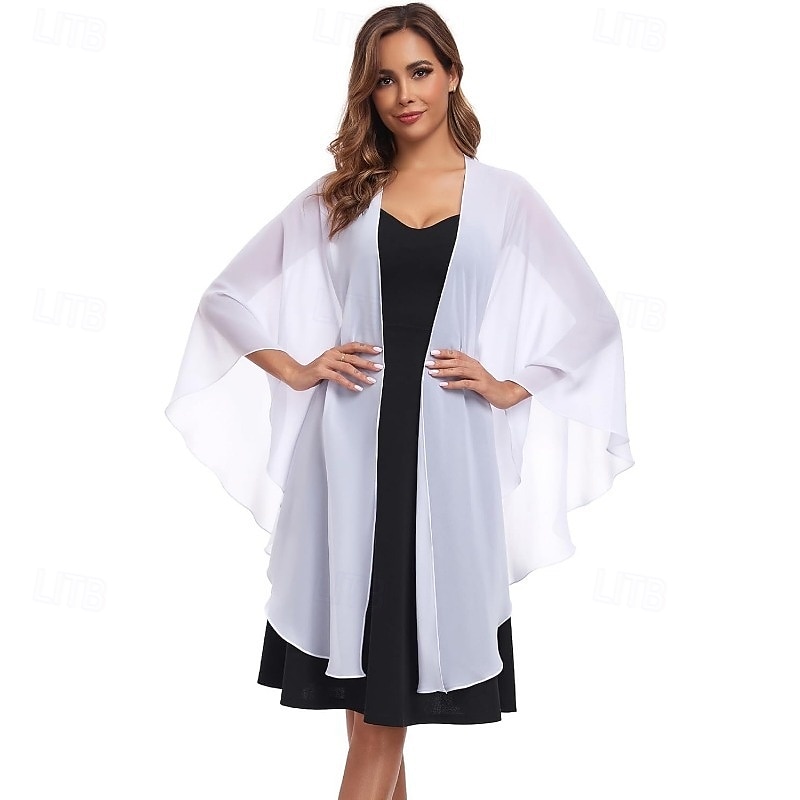 Șaluri și șaluri pentru femei pentru rochie de seară, eșarfă din șifon, eșarfă elegantă și moale din pashmina, eșarfă de mireasă pentru nuntă 2025 - $59.99 –P9