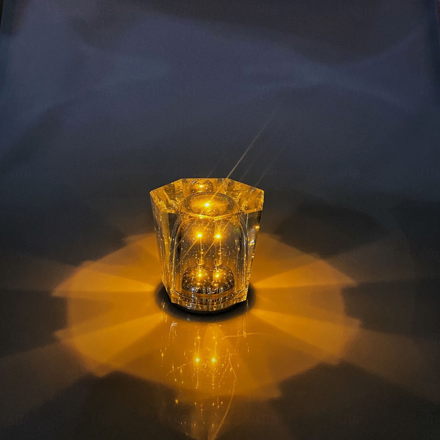 Bedside Crystal Table Lamp, Diamond Table Light, 3 Bright Colors with Adjustable Brightness USB Charging Night Light Decoration Bedroom Nightstand Lamp 2025 - $66.99 –P5