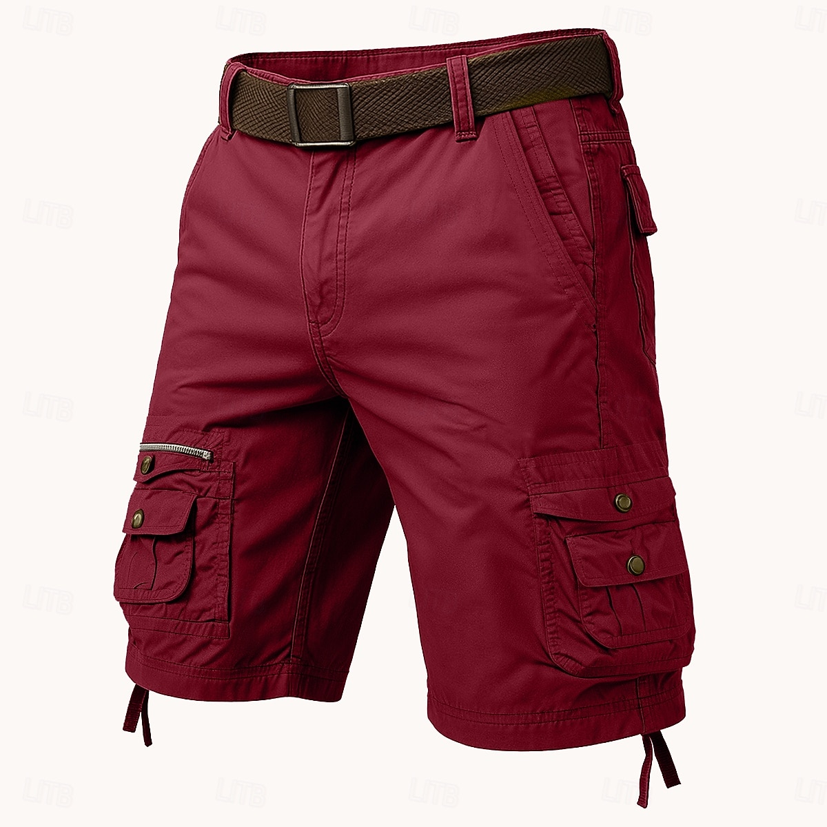 Per uomo Bermuda Pantaloncini cargo Shorts Shorts da Spiaggia Shorts da Lavoro Coulisse alla gamba Multi-tasche 6 tasche Semplice Lunghezza al ginocchio Casuale Quotidiano All'aperto Vacanza del 2026 a $35.99 –P6