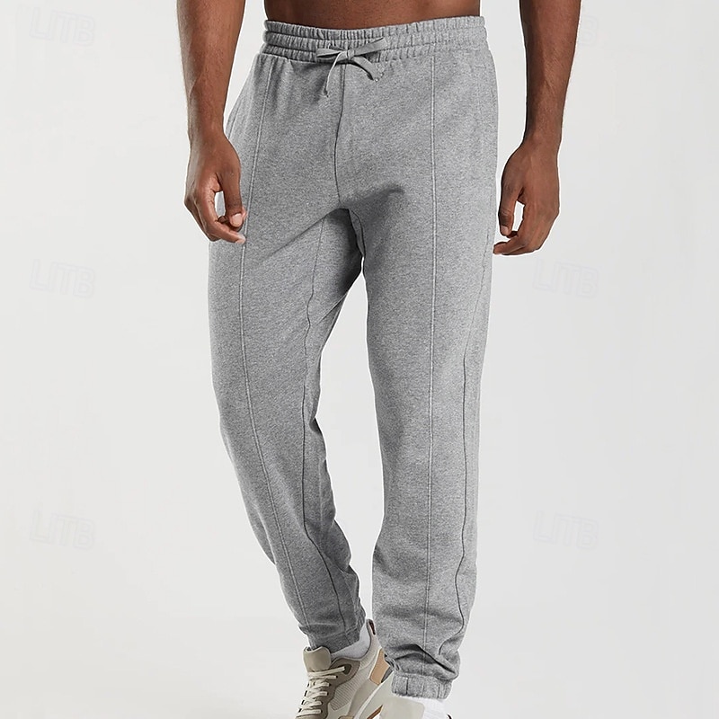 Herren Jogginghose Hose Kordelzug Tasche Elastischer Bund Einfach Komfort Atmungsaktiv Täglich Outdoor Ferien Urlaub Mode Blau Schwarz Mikroelastisch 2026 - $22.99 –P18