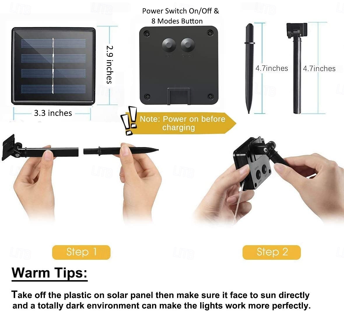 1 Pc Outdoor Waterproof Solar Copper Wire Light String Stream Light Waterfall Light 2M-200 LED Beams Courtyard Garden Lawn Wedding Festival Indoor and Outdoor Atmosphere Decoration Light for Halloween 2026 - $17.99 –P6