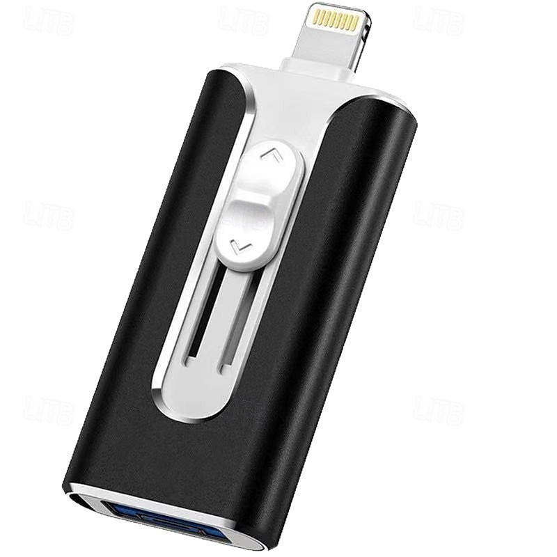 USB 8 Pin USB 3.0 4 in 1 Mobile Phone Computer U-Disk with Type-C Adapter, Memory Stick Storage for Easily Backup Photos Videos, Plug and Play 2025 - $22.99 –P5
