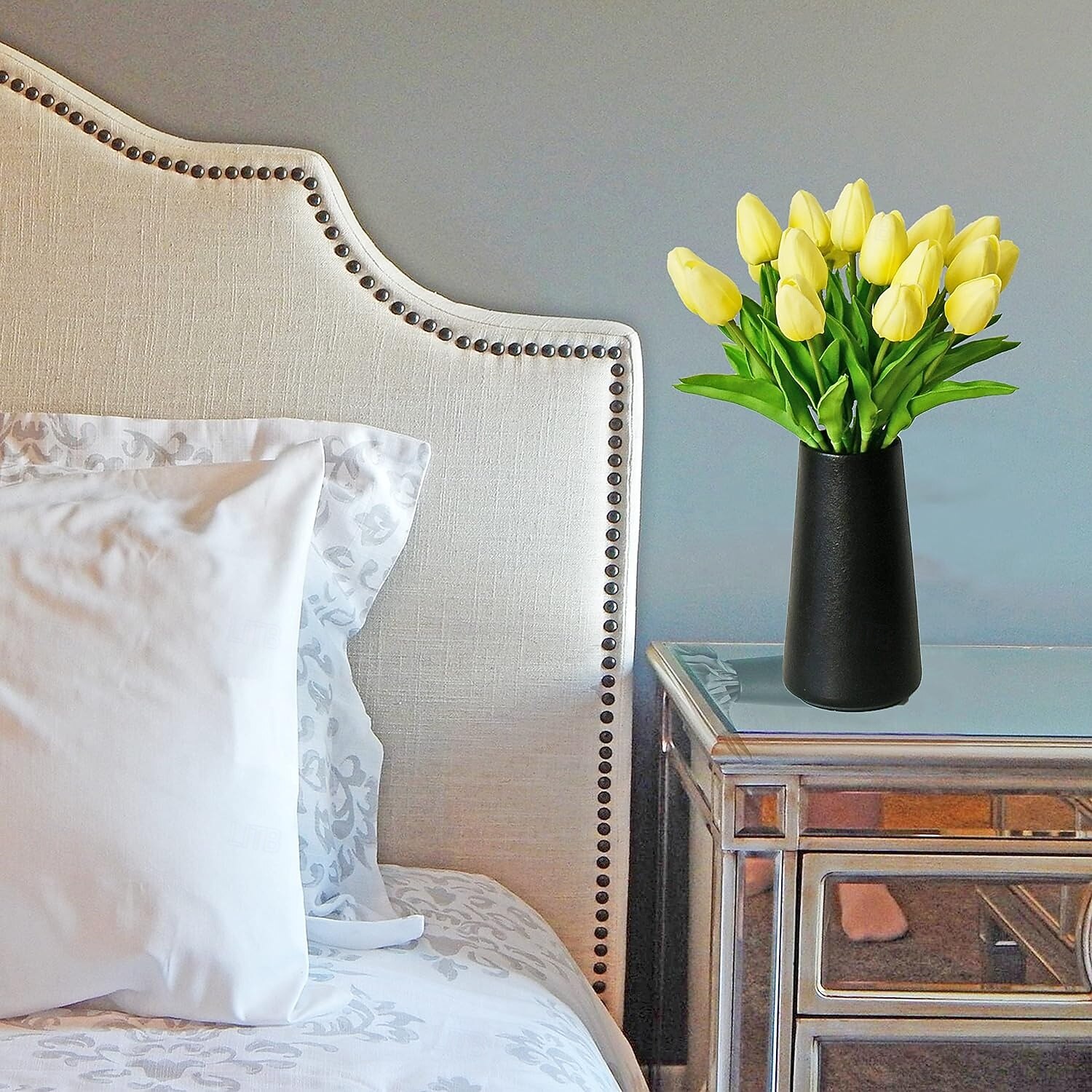 Umělá květina tulipán z pu, realistická simulace tulipánu pro domácí dekoraci, svatební umělá květina, měkký dotek, elegantní aranžmá z umělých tulipánů 2025 - $9.49 –P10