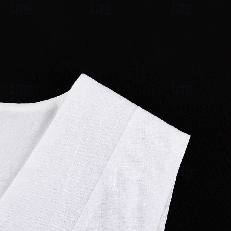 Women's Active Fashion Blouse Pants Sets Sleeveless V Neck Solid Color Dubbele Rij Knopen Daily Casual Daily Black White Pink Summer Regular Fit 2025 - $45.99 –P10