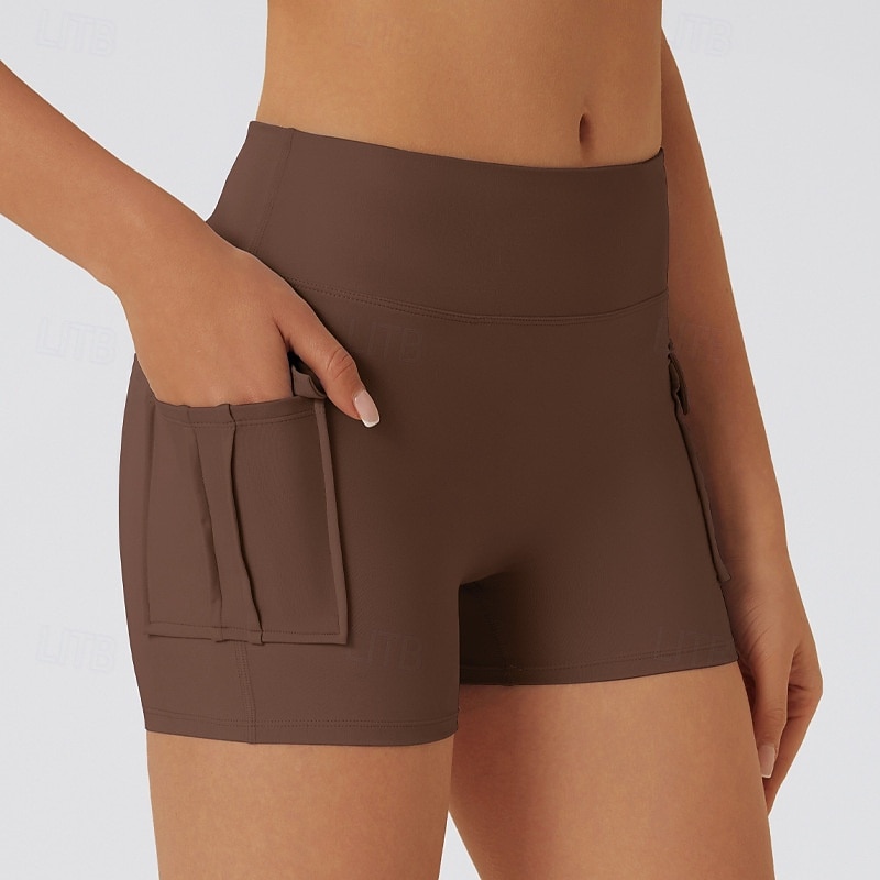 Women's Solid Colored Casual Skirt Sports Shorts Tennis Shorts Ruched Pocket Breathable Tennis Golf Pickleball Dark Grey Navy Black Tennis Clothing 2026 - $22.99 –P4