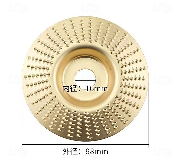 Set di 3 dischi per intaglio del legno per smerigliatrice angolare da 4" o 4 1/2" con albero da 5/8", disco per smerigliatura per il taglio del legno, accessori per mole da taglio per smerigliatrice. del 2025 a $14.99 –P3