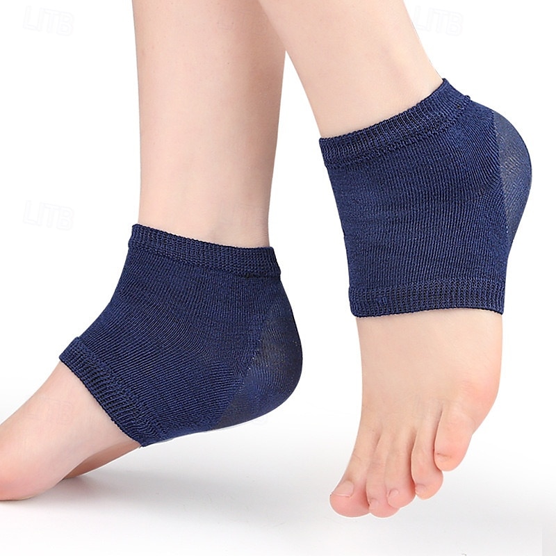 3 paia di calzini idratanti in gel per talloni da donna e da uomo, calzini protettivi in silicone per la notte per talloni secchi e screpolati, calzini da notte invisibili per la cura dei talloni del 2025 a $10.99 –P10