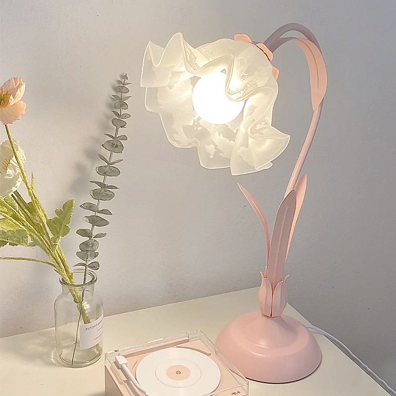 Table Lamp For Bedroom / Indoor Metal EU Plug / US Plug / UK Plug White / Pink / Green 2026 - $290.39 –P3