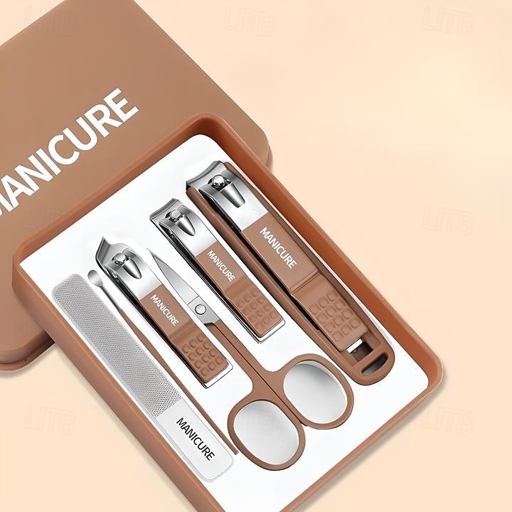 Conjunto de cortadores de unhas com ferramentas para cuidados com as unhas, kit de manicure e pedicure com estojo de armazenamento, conjunto de cortador de unhas de aço inoxidável para presente para de 2025 por $6.49 –P8
