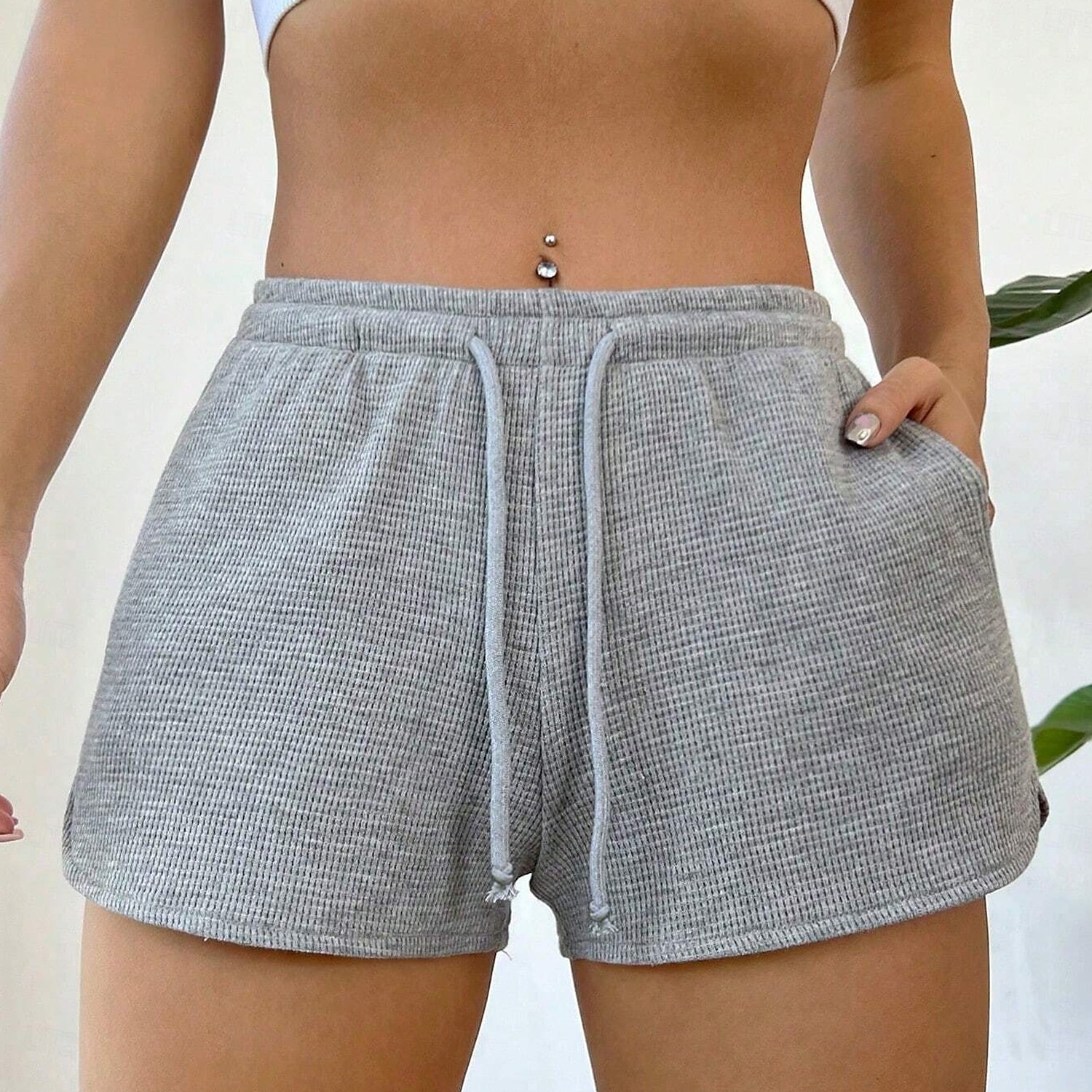 Pentru femei Pantaloni Sport chinez Pantaloni Scurți Vacanță Epocă Modă Scurt Talie Înaltă Simplu Buzunar Curea elastică Confortabil Απαλό Comfortabil Micro-elastic În aer liber Stradă Albastru 2025 - $15.99 –P4