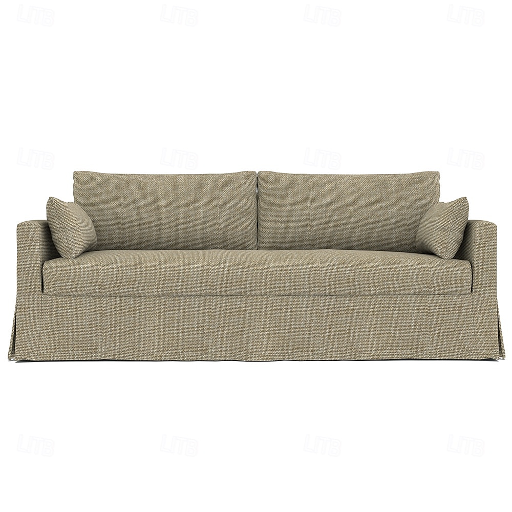 Sofabezug passend für Hyltarp-Sofa, einfarbig, gesteppte Polyester-Schonbezüge 2025 - $226.49 –P6