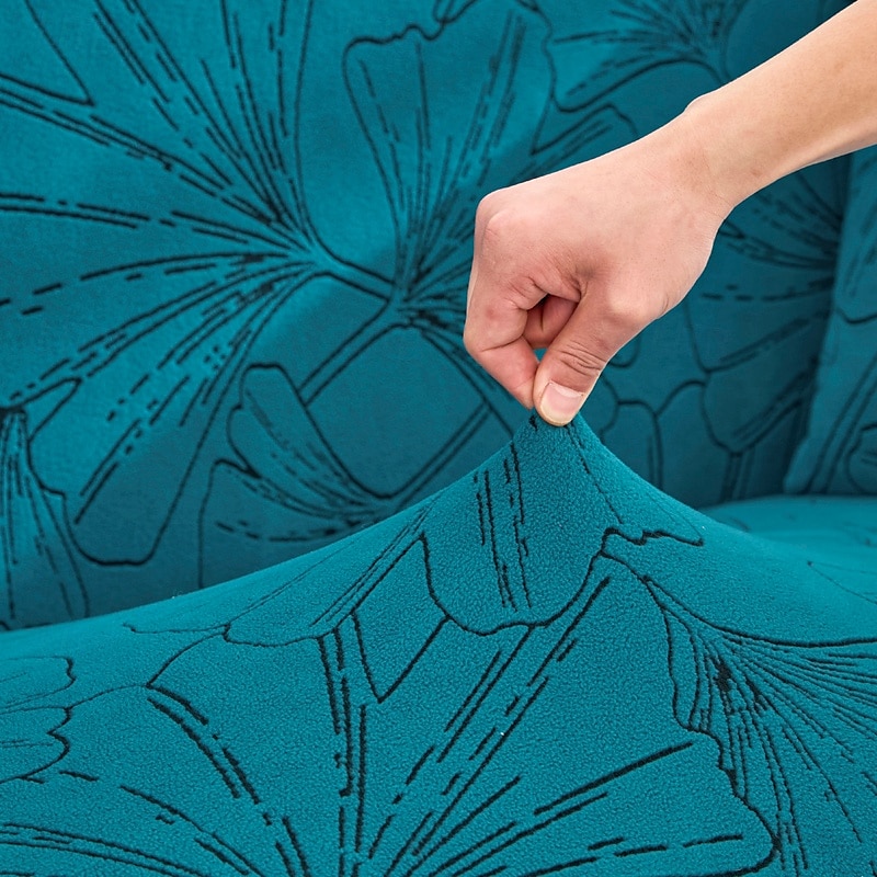 Capa elástica para sofá em tecido jacquard, capa elástica para sofá secional em formato de L, capa de canto para sala de estar, 1/2/3/4 lugares de 2025 por $37.99 –P12
