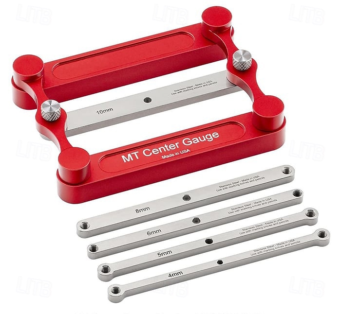 jauge centrale &Kit de gabarit de goujonnage, gabarit de goujonnage autocentrant, guides de perçage, jauge centrale en acier inoxydable, jauge de marquage, outil de travail du bois de 2025 ? $47.99 –P10