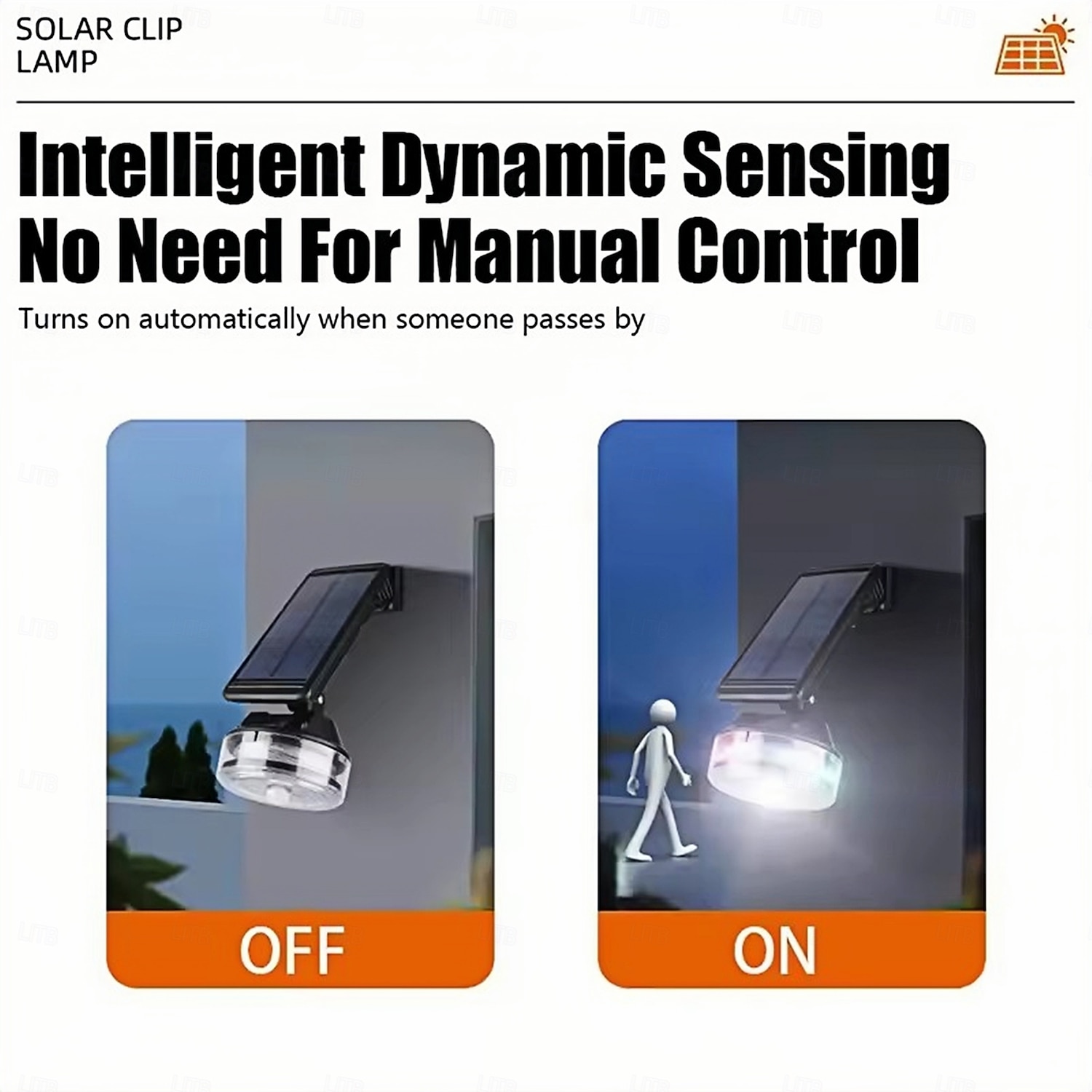 Solar Outdoor Lighting Wall Lights With String Of Lights Colored String Of Lights White Light Illumination Human Body Sensing Suitable For Courtyards Garages Roads Fences Festivals Parties  1PC 2025 - $24.99 –P6