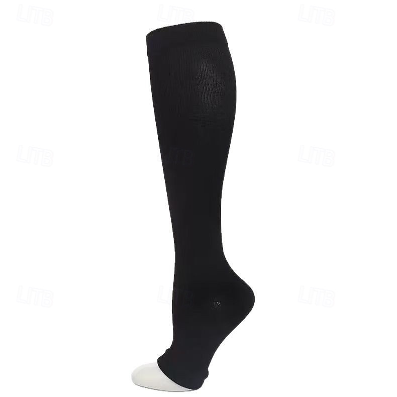 4 أزواج من الجوارب الضاغطة بدون أصابع، جوارب اعتلال الأعصاب 15-20 مم زئبق، جوارب ضغط مفتوحة الأصابع للرجال والنساء، مناسبة للجري والممرضات والسفر وركوب الدراجات والرياضة 2026 - $23.99 –P11