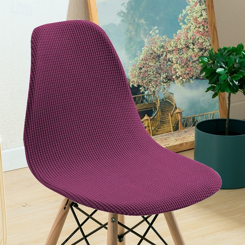 överdrag till matsalstolar i modern stil, skalstolsöverdrag för hemmet, stolsöverdrag i polarfleece, stretchöverdrag, sitsöverdrag 2025 - $8.49 –P13