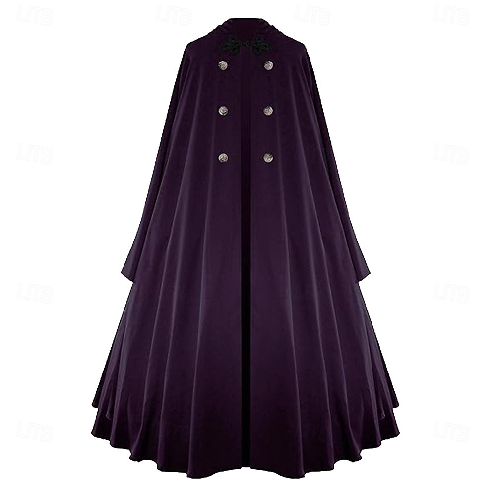 Retro Antiguo Medieval siglo 17 Capa Doctor de plaga Mujer Víspera de Todos los Santos Mascarada Rendimiento Fiesta Adultos Capa 2025 - $41.99 –P10