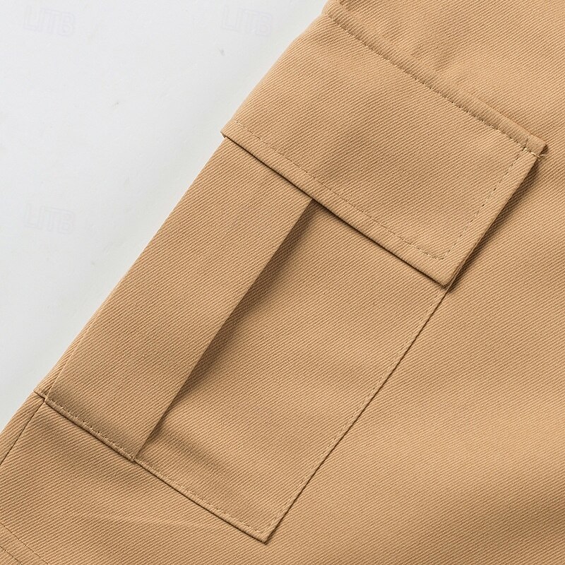 Per uomo Pantaloncini cargo Shorts Pantaloncini Estivi Coulisse Elastico in vita Multi-tasche Semplice Comodità Indossabile Lunghezza al ginocchio All'aperto Sport Quotidiano Moda Casual Nero Giallo del 2025 a $17.99 –P11