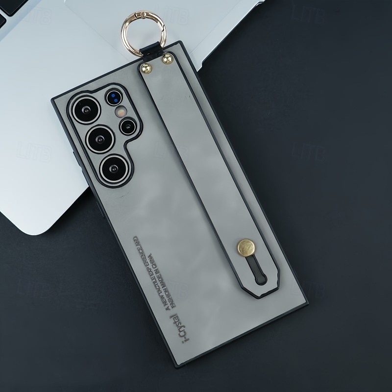 telefon Maska Pentru Apple AirTag S25 Ultra S24 Ultra Plus S23 Ultra Plus Capac Spate Suport Inel cu curea de mână Anti Șoc TPU PC PU piele 2025 - $10.99 –P2
