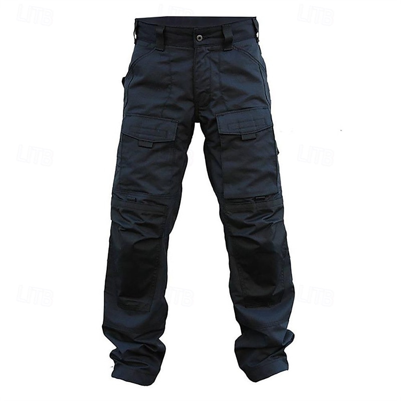 Men's Cargo Pants Tactical Pants Trousers Camo Pants Buttons Multi Pocket Plain Wearable Outdoor Daily Camping & Hiking Fashion Classic Black Army Green 2025 - $48.99 –P3