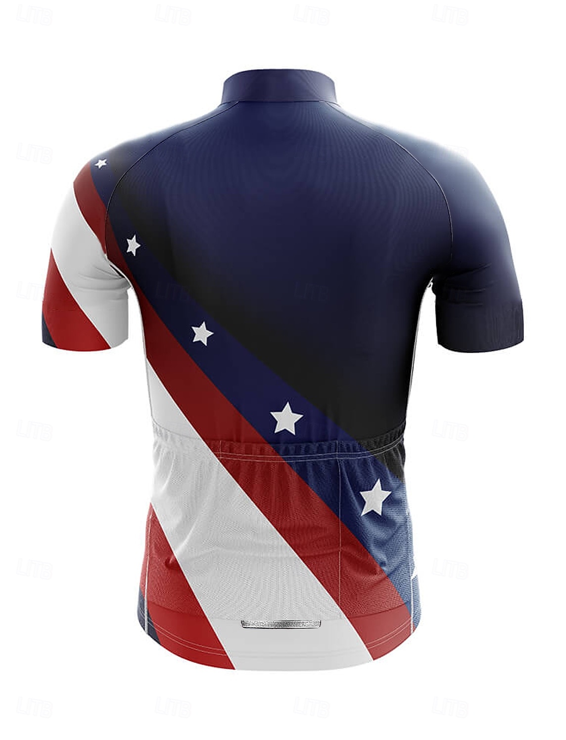 Hombre Maillot de Ciclismo Graphic Geométrico Día de la Independencia Manga Corta Bicicleta Camiseta Maillot con 3 bolsillos traseros Resistente a los rayos UV Secado rápido Cremallera delantera 2025 - $30.99 –P2