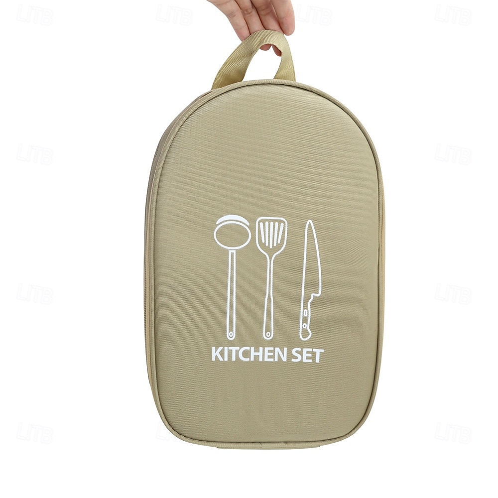 Borsa portautensili da campeggio per viaggi all'aperto, comoda borsa portautensili da campeggio portatile, borsa da viaggio per coltelli del 2025 a $23.99 –P11