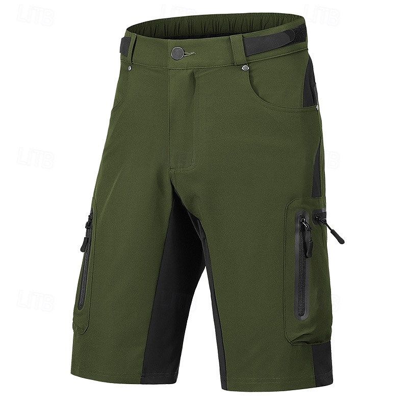 Homens Shorts táticos Bermuda Cargo Calção Shorts de Trilha Bolso Com Zíper Bolso multi Bloco de cor Conforto Vestível Comprimento do joelho Ao ar livre Esporte Diário Moda Casual Preto Azul Marinho de 2025 por $45.99 –P2