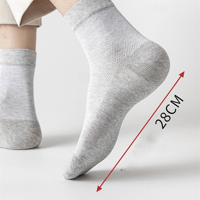 Per uomo 5 Paia Pacchi Multipli Calzini Calzini da Corsa Calzini Casual Nero Bianco Colore Semplice Vacanza Sport & Outdoor Quotidiano Base Medio Primavera Autunno Moda Casual del 2025 a $3.99 –P8