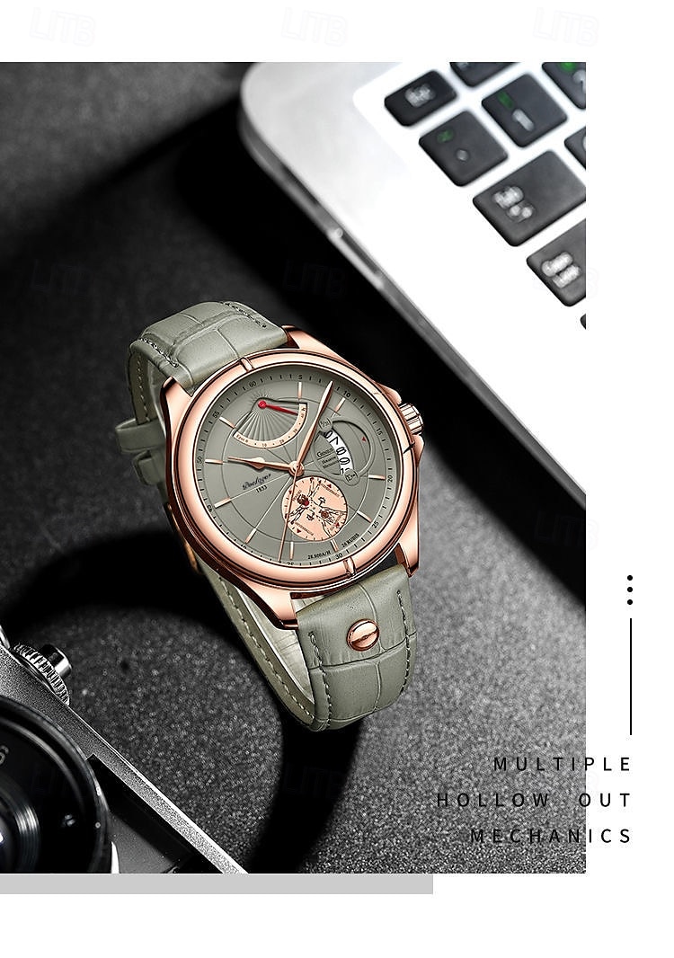 Men Watch Fashion Top Luxury Sport Men's Wristwatch Waterproof Luminous Leather Date Quartz Watches 2026 - $28.99 –P2