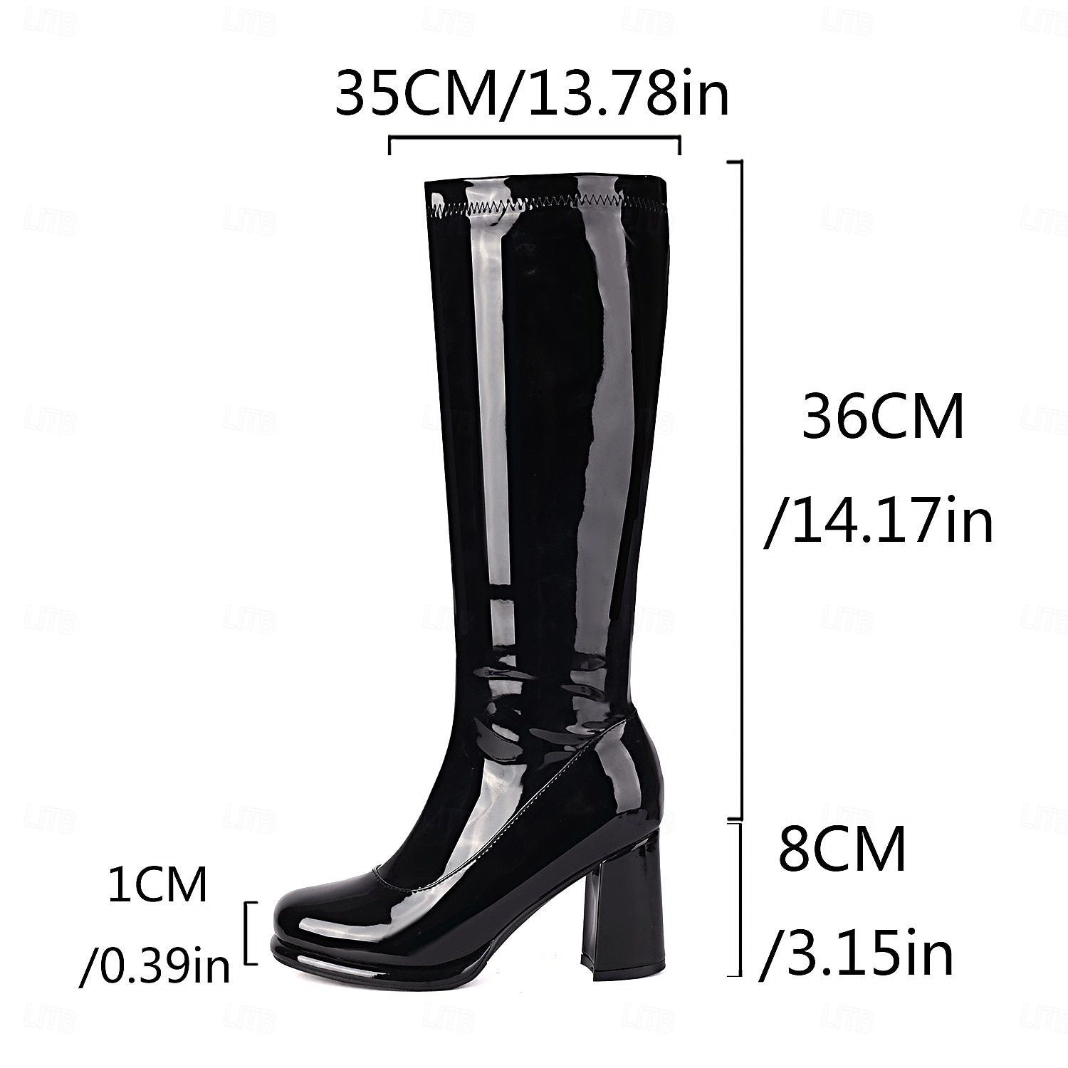 Retro Vintage 1970s Groovy Shoes Gogo Boots Disco Shiny Latex Patent Metallic Fancy Dress Women's Halloween Carnival Music Festival Pride Parade Retro Theme Party Adults' Shoes 2026 - $75.99 –P1