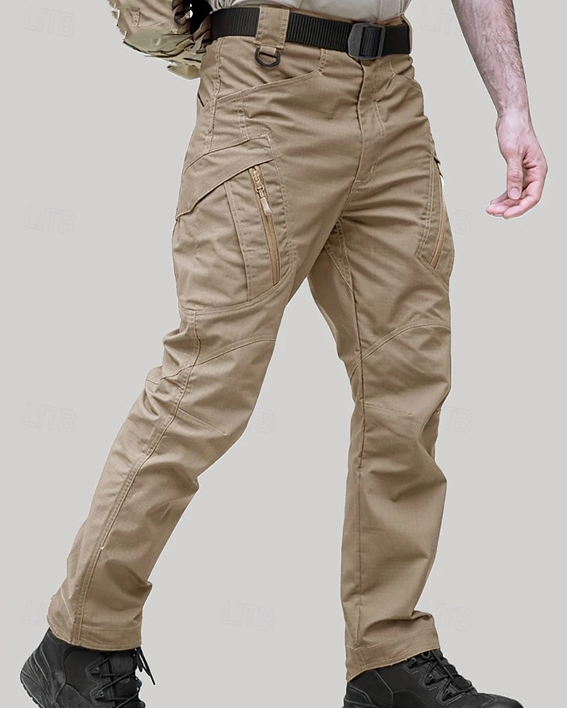 Men's Cargo Pants Tactical Pants Trousers Buttons Multi Pocket Plain Wearable Outdoor Daily Camping & Hiking Fashion Classic Black Army Green 2026 - $21.99 –P12
