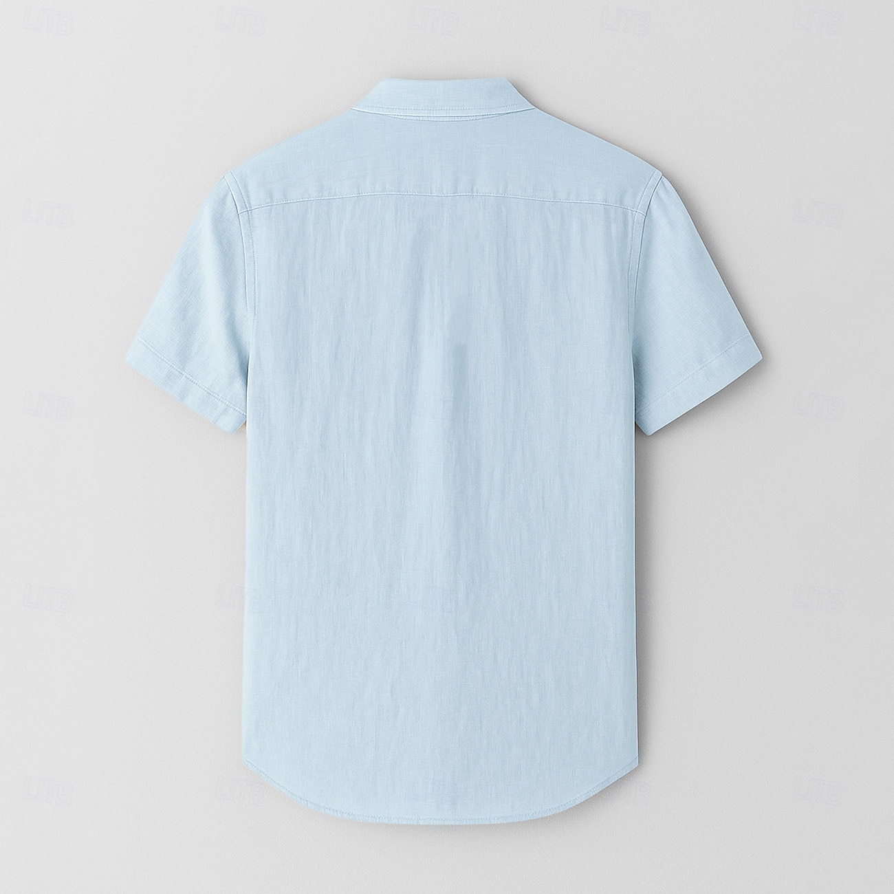 Men's 100% Linen Shirt Light Blue Light Yellow White Light Green Navy Blue Light Grey Short Sleeve Solid Color Shirt Collar School Formal Buttons Clothing Apparel Elegant Vacation Vintage Tropical 2025 - $40.99 –P3