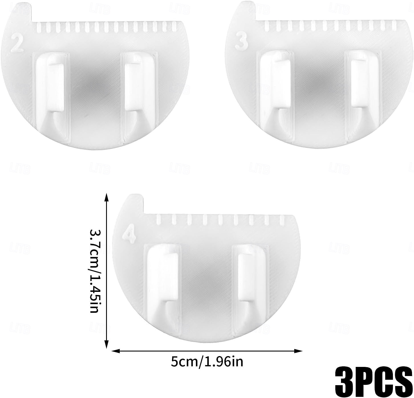 3pcs Sewing Needle Gauge Measuring Tool, Finger Thumb Ruler Sewing Template Lockranding Guide Tool for DIY Edge Stitching Lock Kit Quilting for Beginners 2025 - $10.99 –P2