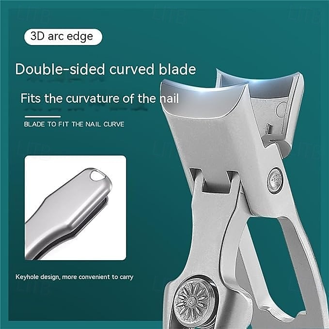 Toe Nail Clippers for Thick Nails, Sharp Nail Clippers Wide Mouth Toenail Clippers Seniors Super Sharp Stainless Steel Nail Clippers for Men Women 2026 - $20.94 –P7