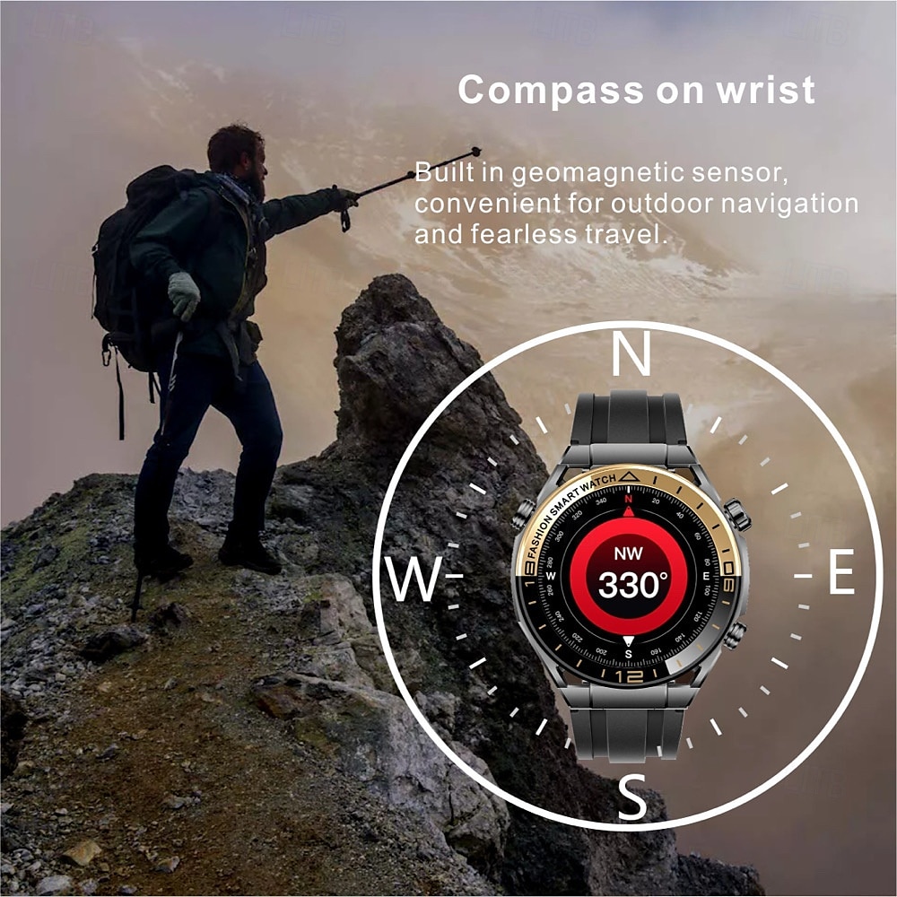S7PRO Smart Watch 1.62" HD Display Bluetooth Call Smartwatch for Android iOS – Compass, Message & Music Control, Sport Mode 2025 - $64.99 –P18