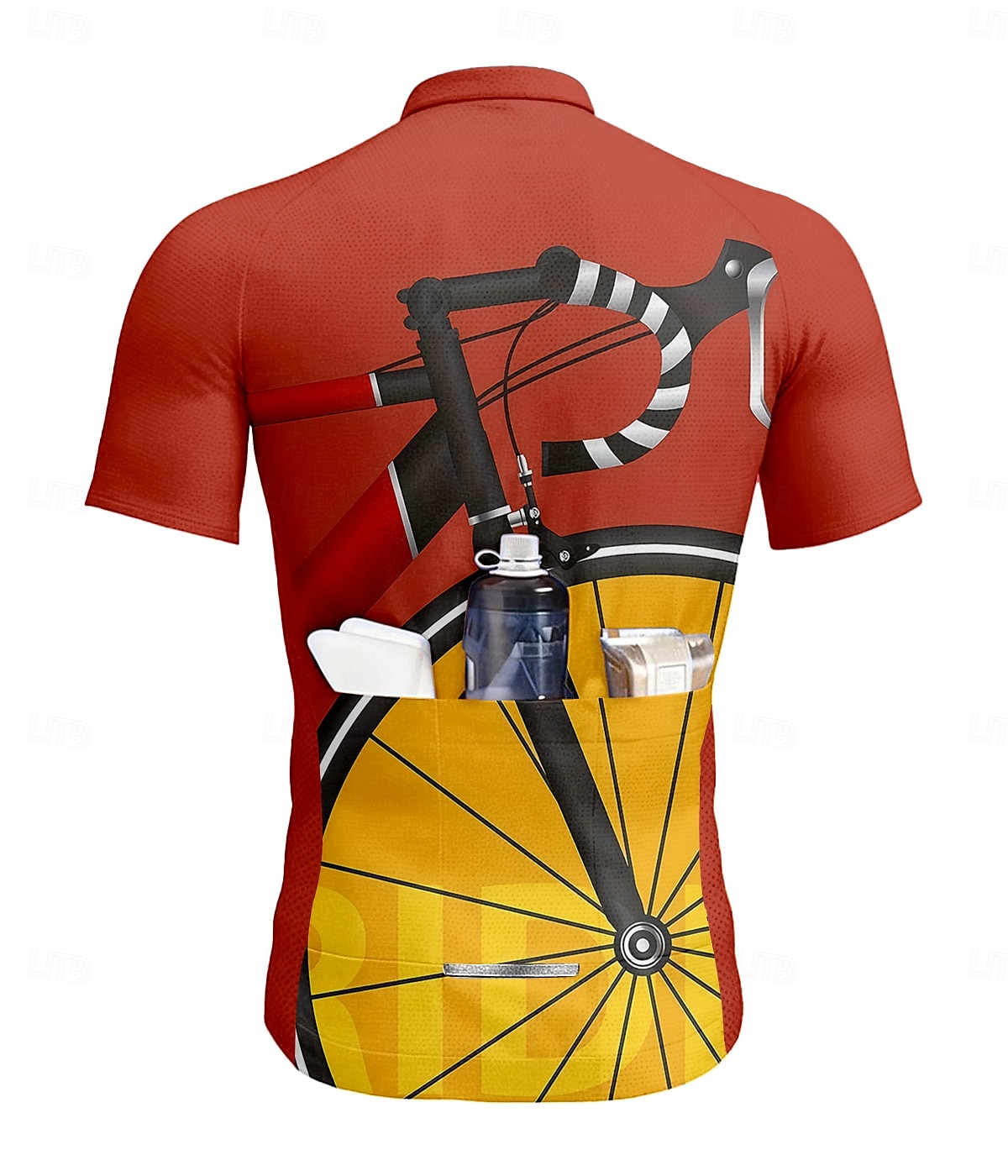 Per uomo Maglia da Ciclismo Manica Corta Bicicletta Maglietta Top con 3 tasche posteriori Resistente ai Raggi UV Traspirante Asciugatura Rapida Cerniera Frontale Rosso Gli sport Abbigliamento del 2025 a $28.99 –P2