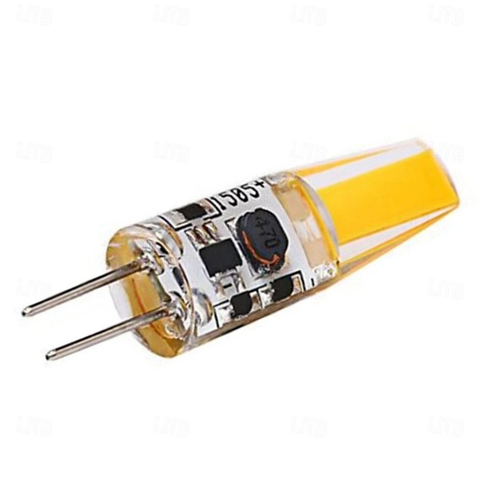 נורות לד G4 3W שווה ערך ל-30W נורת הלוגן מסוג T3 JC דו-פינית G4 AC/DC 12V נורת G4 לבן לבן חם לתאורת מתחת לארון תאורת תקרה קרוואנים סירות 10 יחידות 2025 - $41.99 –P3