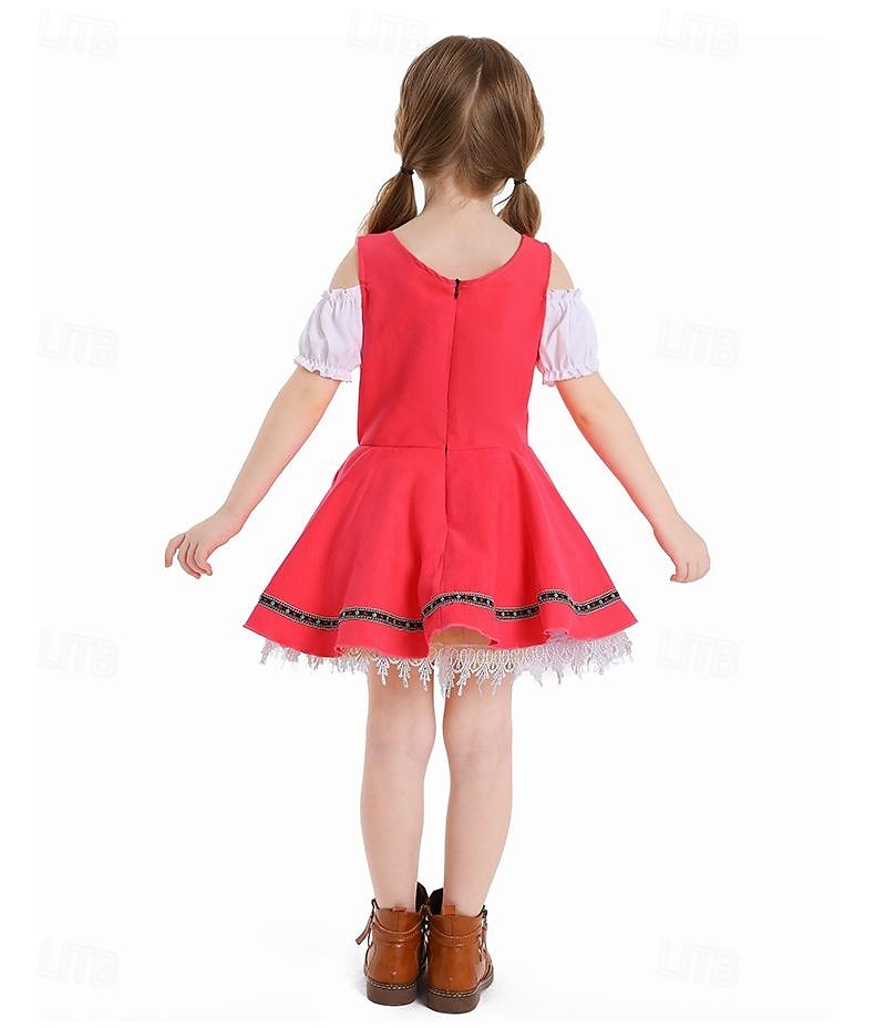 Oktoberfest Vestidos Falda acampanada Mucama bávaro Munich prados Chica Carnaval Festival de Cerveza Paño de estilo tradicional 2026 - $40.99 –P9