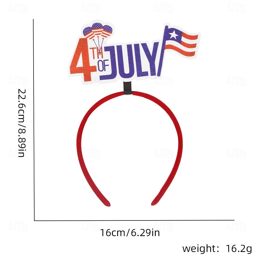 Patriotic Head Boppers Headband -Fourth 4th of July Party Accessories Favors Decorations 2026 - $3.49 –P17