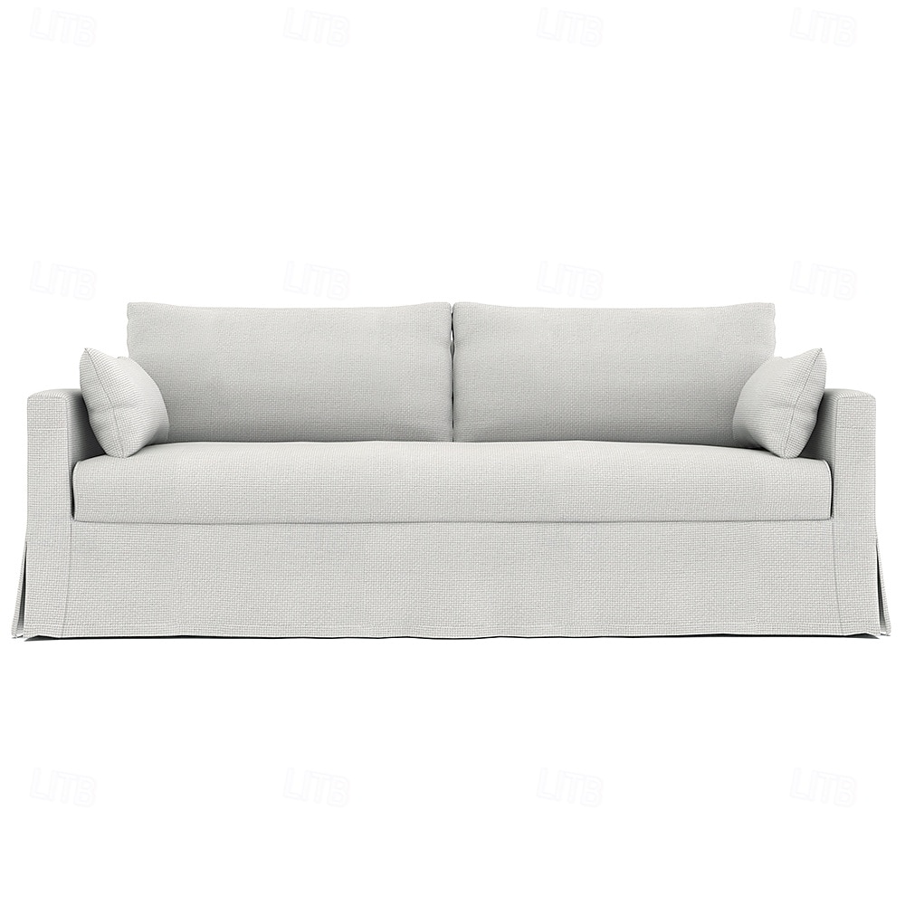 Sofabezug passend für Hyltarp-Sofa, einfarbig, gesteppte Polyester-Schonbezüge 2025 - $226.49 –P3