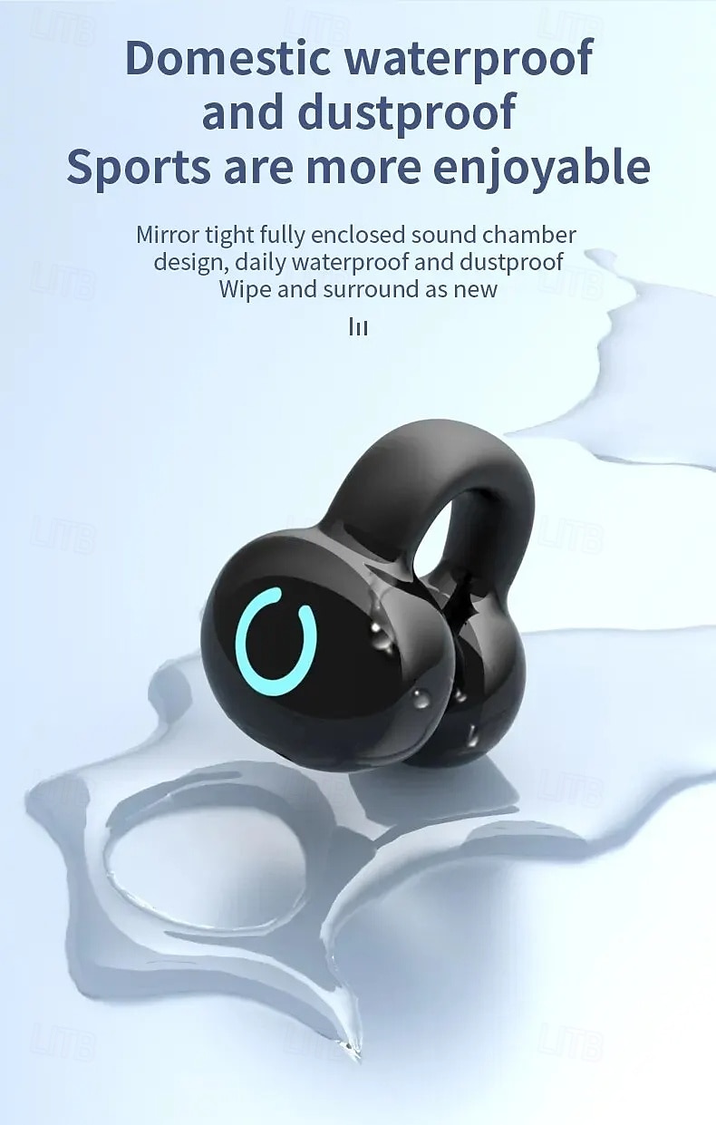 YX09 Open-Ear Wireless Earbuds Bluetooth 5.3 – Ultra-Light Clip-On Headphones with Mic, Low Latency, Waterproof, for Running, Gaming, Phone Calls 2025 - $22.99 –P9