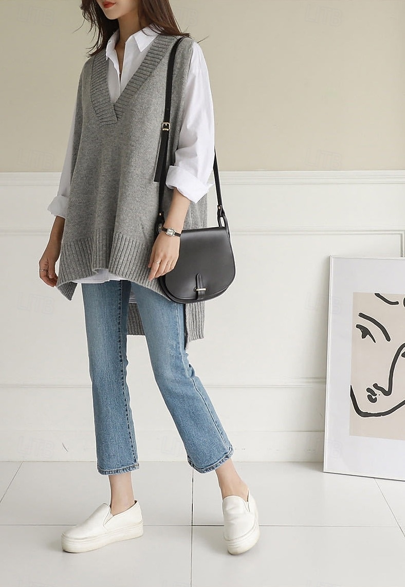 Naisten Musta Valkoinen Punastuvan vaaleanpunainen Yksivärinen / yksivärinen Solki Juhla Deitti Tyylikäs Juhla Moderni Paitapuserokaula-aukko Loose Fit S 2026 - $24.99 –P3