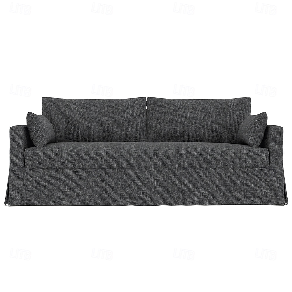 Sofabezug passend für Hyltarp-Sofa, einfarbig, gesteppte Polyester-Schonbezüge 2025 - $226.49 –P5