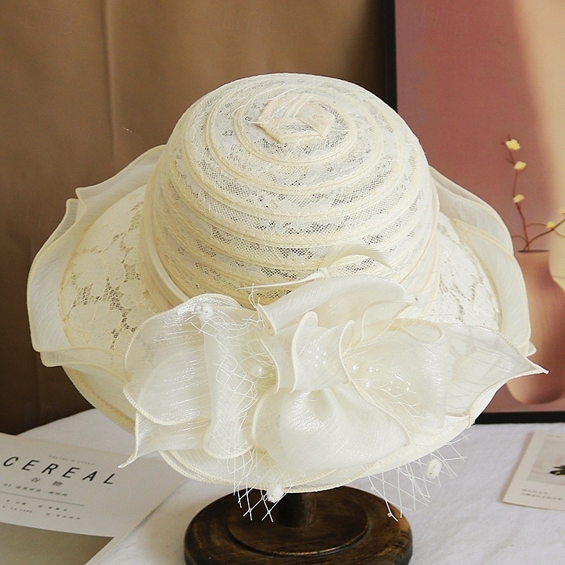 UOGE - Cappelli Da Sole Da Donna, A Tesa Larga, In Paglia, Per Spiaggia - Foto 3