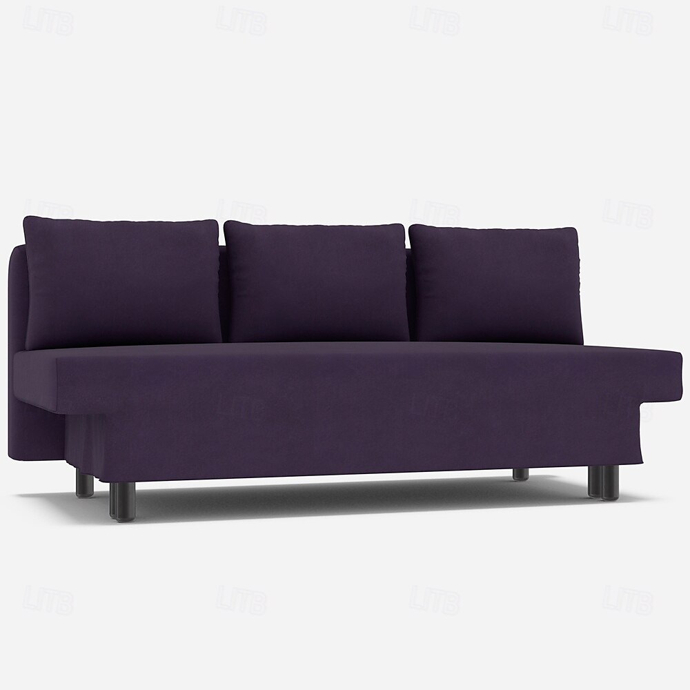 Sofa Cover Suitable For ÄLVDALEN Sofa Solid Color Quilted Velvet Slipcovers 2025 - $165.99 –P9