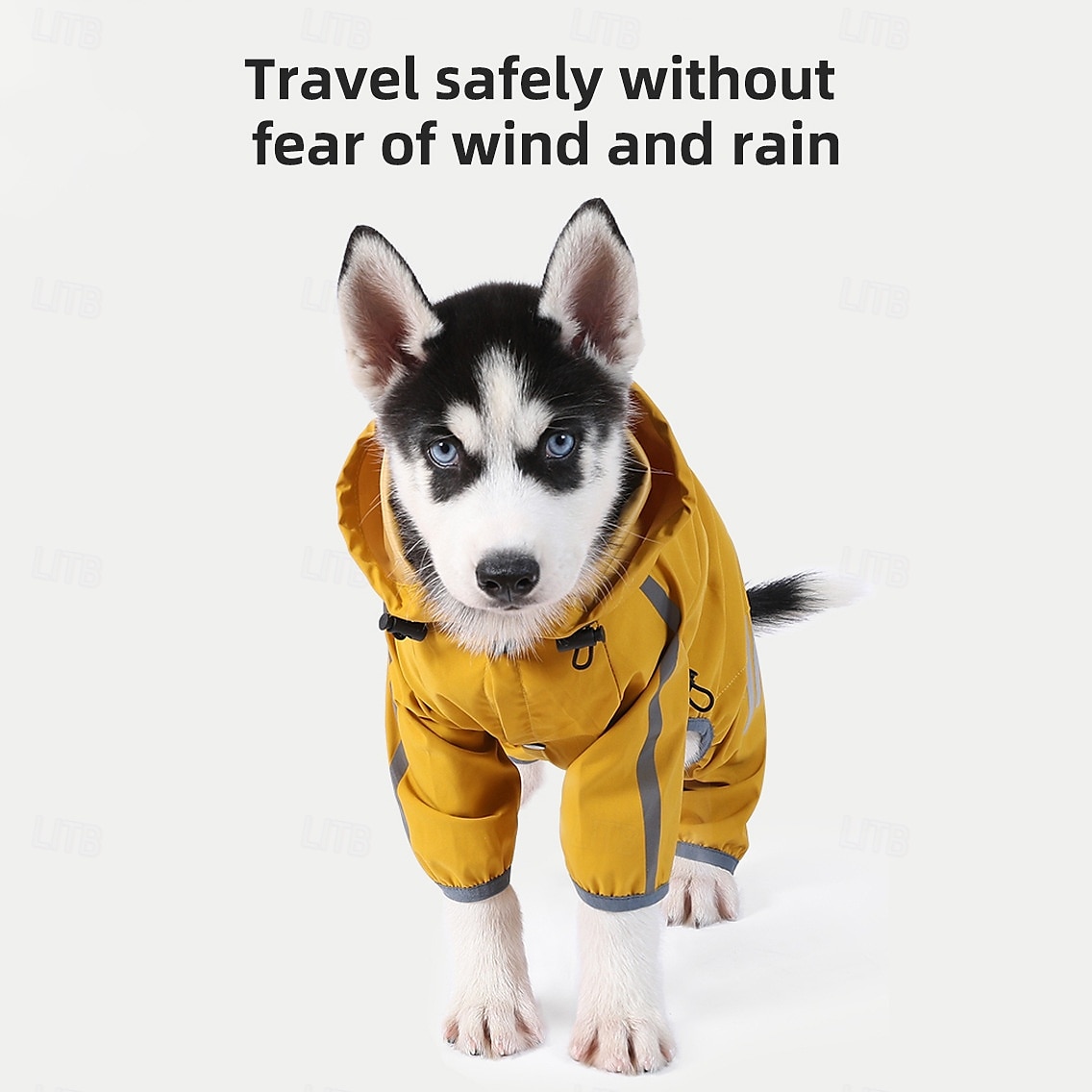 Capa de chuva para cachorro, capa de chuva impermeável com capuz, capa de chuva refletiva alta para animais de estimação com furo para guia para cães pequenos, médios e grandes de 2025 por $18.49 –P10