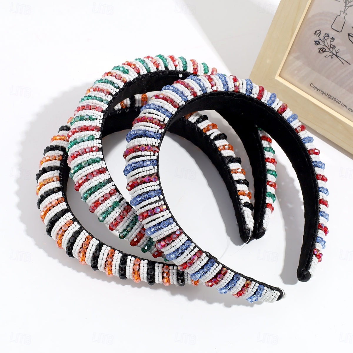 Cerchietto per capelli del 4 luglio per donne e ragazze, orecchini patriottici, cerchietto rosso, bianco e blu, bandiera americana, cerchietto per capelli per il giorno dell'indipendenza degli Stati del 2025 a $12.99 –P5