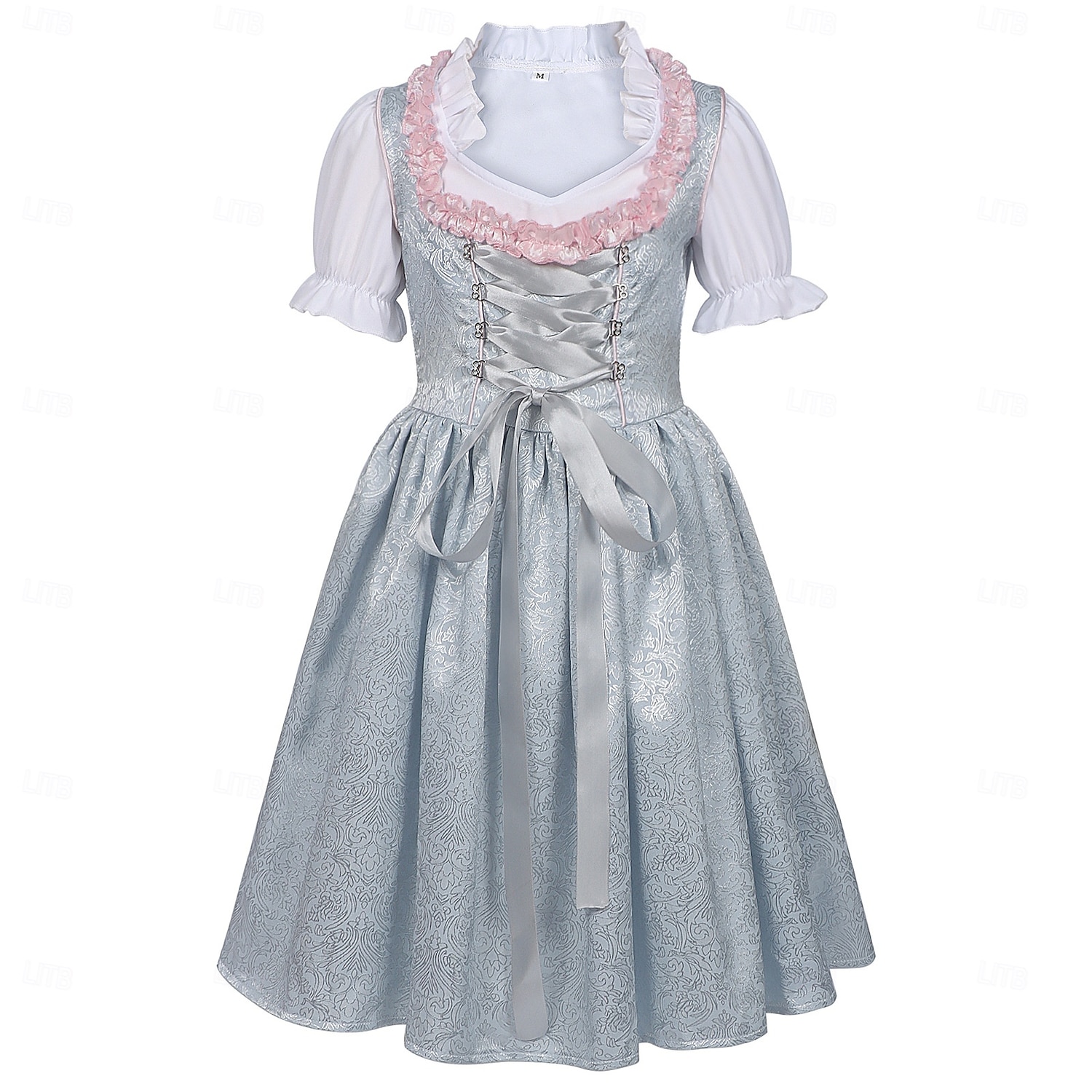 Vestidos Blusa / Falda Delantal Floral Mucama bávaro Munich Viena prados Chica Fiesta Festival de Cerveza Paño de estilo tradicional 2026 - $63.99 –P5